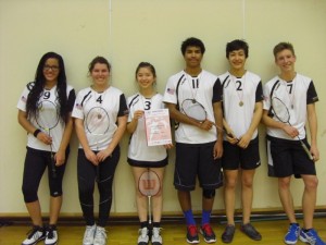 Badminton WK0 Team reached 3rd place at the Landesfinale
