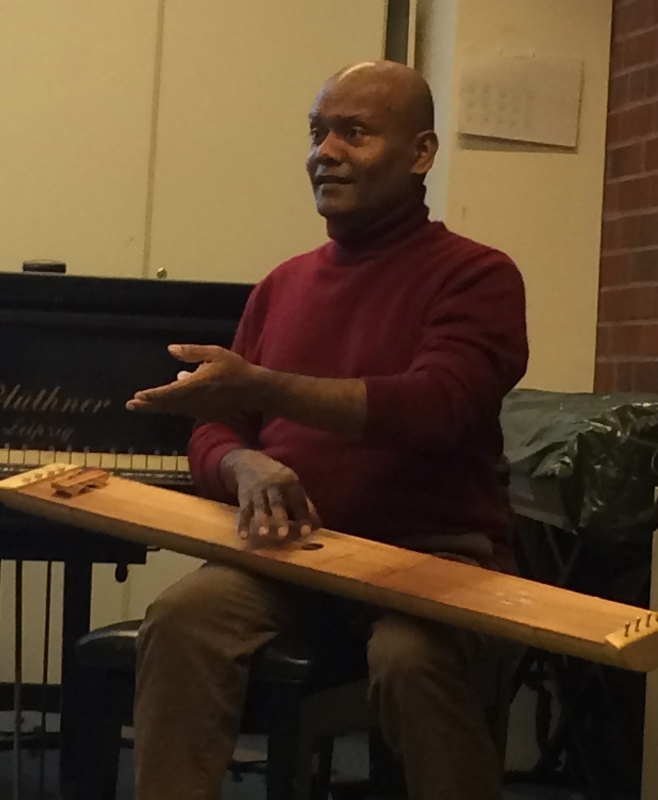 Manickam Yogeswaran conducts south Indian Carnatic vocal workshops for 10th grade music students in February and March, 2015 with a culminating lunchtime concert on March 27. 