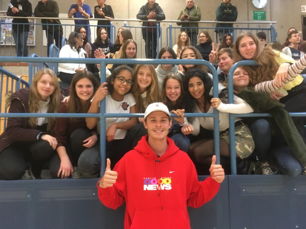 Max Kepler visits JFKS - John F. Kennedy School Berlin